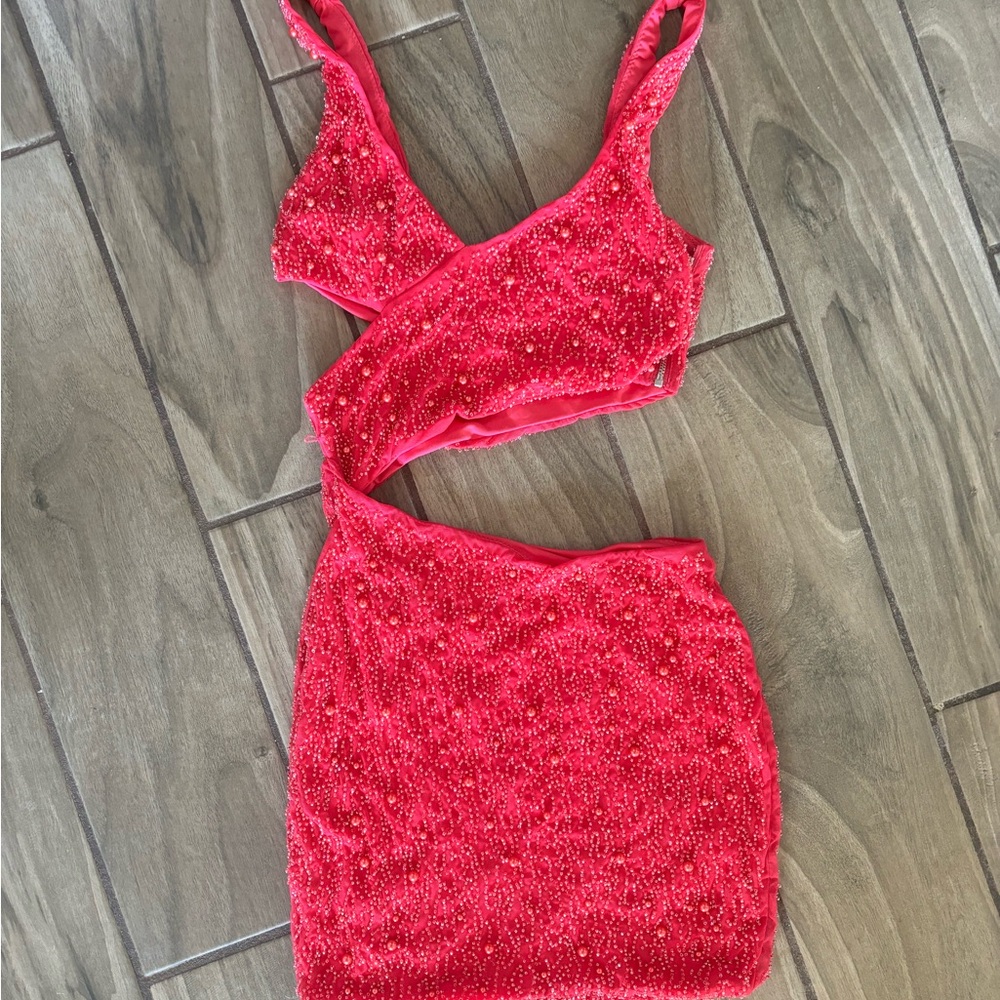 Oh Polly Cut Out Mini Dress US 2